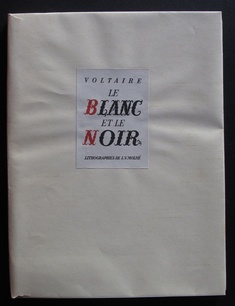 Le Blanc et Le Noir by Voltaire (illus. LUIS VIDAL MOLNE) Rare and Interesting - Livres français