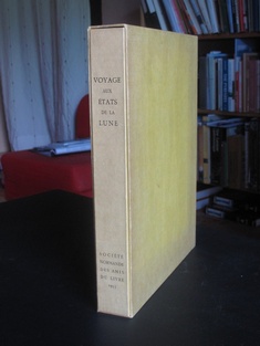 Voyage aux Etats de la Lune by Cyrano de Bergerac (illus. Stanislao LEPRI) Rare and Interesting - Livres français