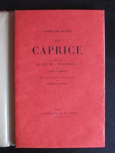 Un Caprice de Alfred de Musset (illus. Charles GUERIN) French Books/Livres en Français by illustrator > GUERIN