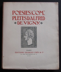 Poésies Complètes by Alfred de Vigny ( illus. Louis JOU ) French Books/Livres en Français by illustrator > JOU
