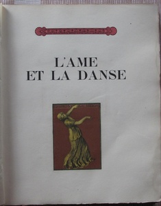 L'Ame et la Danse by Paul Valery ( illus. Edouard LEON ) Rare and Interesting - Livres français